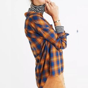 MADEWELL Westward Arden Plaid Button Up Flannel